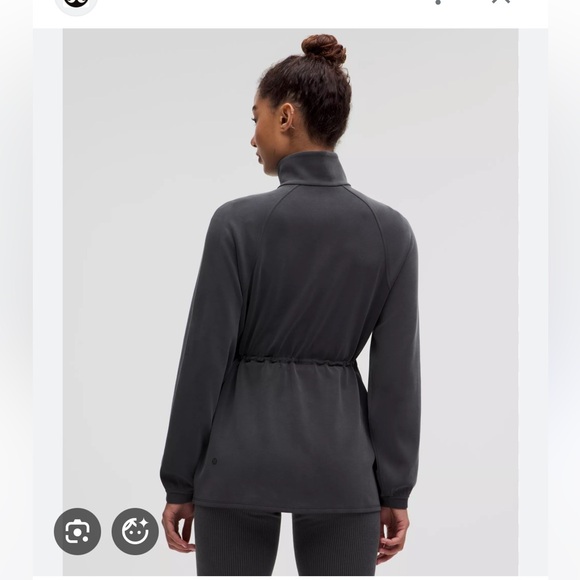 🍋 Lululemon Softstreme
Cinch-Waist Jacket in Black Gray size 10. EUC. - Picture 3 of 10